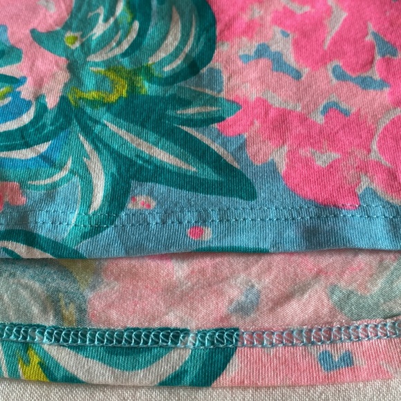 Lilly Pulitzer Tropical Pink and Green Tank Top - Picture 9 of 14